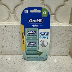 NEW 2 Pack Oral B Glide Pro Health Comfort Plus Floss Mint 87.4 YD ORIGINAL
